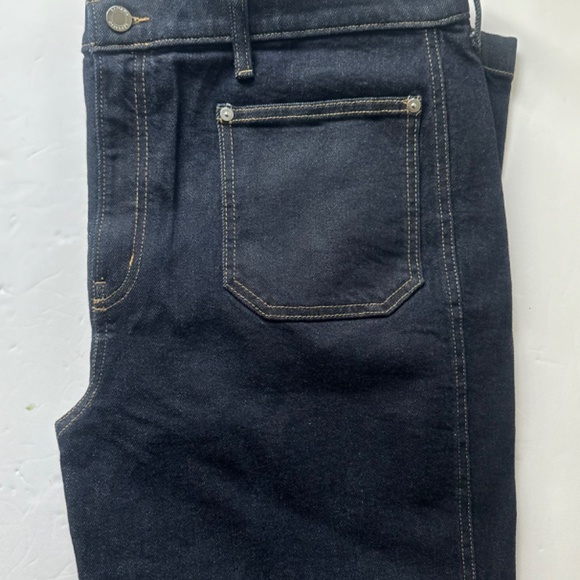 Banana Republic Straight-Fit  Jeans Women High Rise Patch Pocket Size 32 - Picture 6 of 14